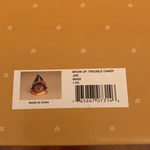 Boyd’s Bears Halloween candy jar (Rare HTF) - Picture 9 of 16